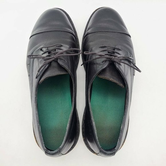 MEPHISTO Air-Relax Black Leather Cap Toe Shoes Shock Absorber Size Men\'s US 10.5 main image 5